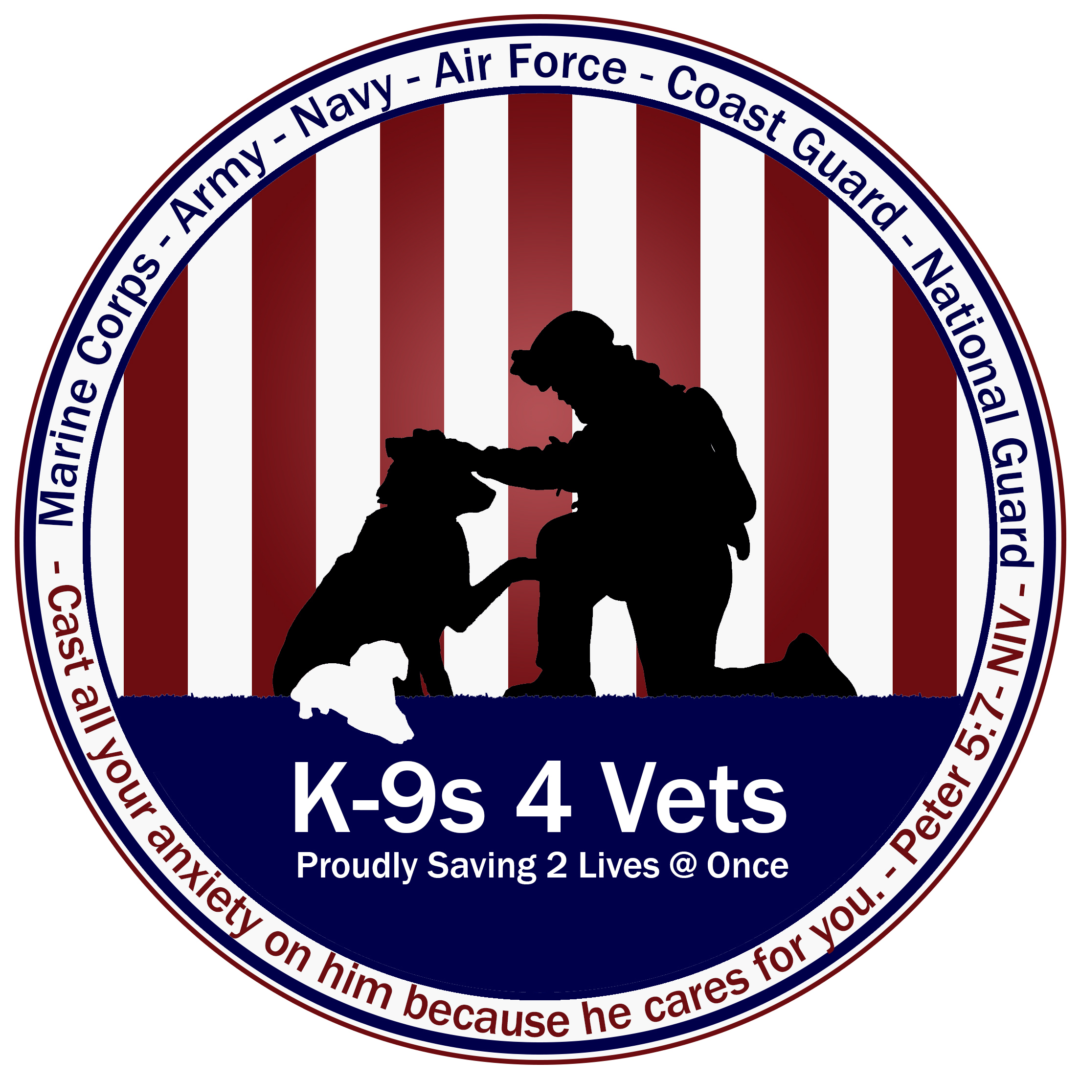 K-9's 4 Vet's logo